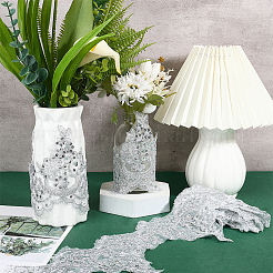 5Yards Polyester Flower Sewing Ornament&nbsp;DIY-HY0003-31A