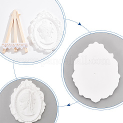 Wood and Gypsum Photo Frames&nbsp;WOOD-WH0029-28