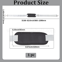 Adjustable Nylon Bag Straps with Shoulder Pads&nbsp;AJEW-WH20018-242A