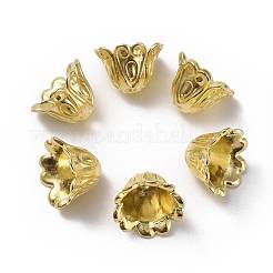 Tibetan Style Alloy Bead Caps&nbsp;X-TIBEB-EA9700YKG-G-LF