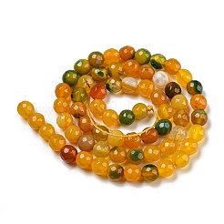 Natural Agate Beads Strands&nbsp;G-E469-02-6mm