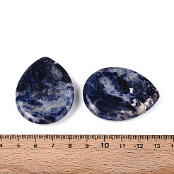 Natural Blue Spot Jasper Worry Stones for Anxiety&nbsp;G-T144-13I