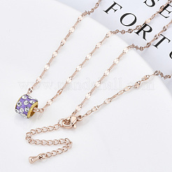 Brass Dapped Chains Chain Necklace Making&nbsp;MAK-N031-001-NF