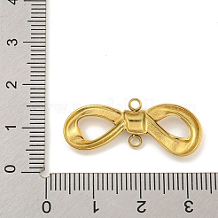 Ion Plating(IP) 304 Stainless Steel Bowknot Links Connector Charms&nbsp;STAS-A099-10G