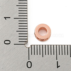 Brass Cubic Zirconia Spacer Beads&nbsp;KK-L215-008A-RG01