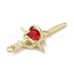 Alloy Rhinestone Pendants&nbsp;PALLOY-P294-02G-02