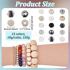 2396pcs 15 Styles Glass Seed Beads&nbsp;SEED-PH0002-39