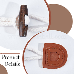 8Pcs 2 Colors Wood Buttons&nbsp;BUTT-GF0004-36