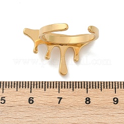 304 Stainless Steel Cuff Rings&nbsp;RJEW-S629-09G-C