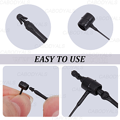1000Pcs Plastic Snap Lock Hang Tag String&nbsp;CY0001-12