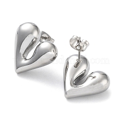 Non-Tarnish 304 Stainless Steel Stud Earrings&nbsp;EJEW-Z032-02P-07
