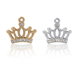 40Pcs 2 Colors Alloy Crystal Rhinestone Pendants&nbsp;FIND-SC0016-45