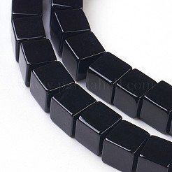 Natural Black Onyx Beads Strands&nbsp;G-K282-03B