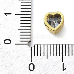 925 Sterling Silver Cubic Zirconia Beads&nbsp;STER-L066-06G-05