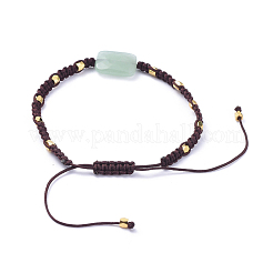 Adjustable Natural Green Aventurine Braided Bead Bracelets&nbsp;BJEW-JB05051-02