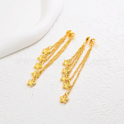 Brass Tassel Stud Earrings&nbsp;GD8052-1