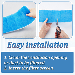 4Pcs Cellucotton for Car Air Conditioning Filter Screen Dispensers&nbsp;AJEW-GA0009-25B
