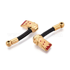 304 Stainless Steel Enamel Pendants&nbsp;STAS-N124-08G