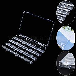 1Pc 24 Grids Plastic Nail Art Jewelry Storage Boxes&nbsp;OBOX-SP0001-01