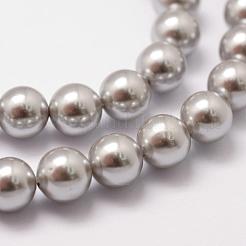 Shell Pearl Beads Strands&nbsp;BSHE-L026-05-8mm