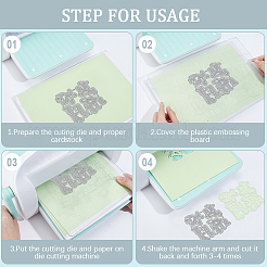 2 Styles Word Cutting Dies Stencils&nbsp;DIY-CP0011-96