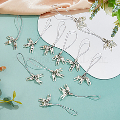 12Pcs Alloy Teeth Mobile Straps&nbsp;HJEW-FH00166