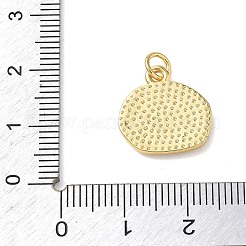 Brass Enamel Pendants&nbsp;KK-L268-010G