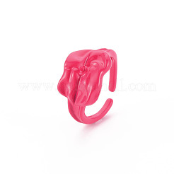 Spray Painted Brass Peg Bails Cuff Finger Ring Settings&nbsp;KK-S362-002-NR