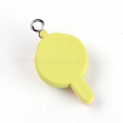 Resin Pendants&nbsp;RESI-WH0024-82