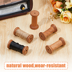 Wooden Empty Spools for Wire&nbsp;WOOD-WH0034-88