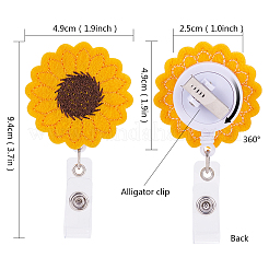 Cloth Retractable Badge Reel&nbsp;AJEW-CP0001-09