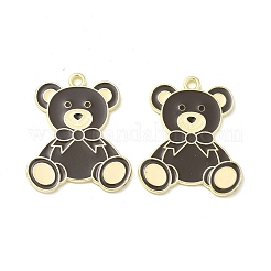 Rack Plating Alloy Enamel Pendants&nbsp;PALLOY-M199-21G-A