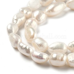 Natural Cultured Freshwater Pearl Beads Strands&nbsp;PEAR-L033-33D