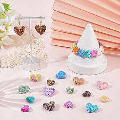 4Bags 80Pcs 2 Styles Opaque Acrylic Beads&nbsp;MACR-SC0002-49