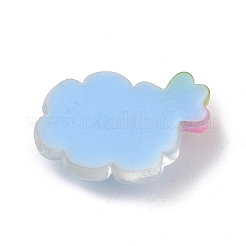 Translucent Cloud Resin Cabochons&nbsp;LS-RESI-K019-03E