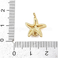 Brass Sea Animal Connector Charms&nbsp;KK-I352-29G-02