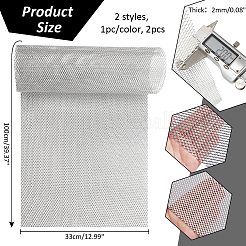 2Pcs 2 Styles Universal Car Grill Mesh&nbsp;AJEW-NB0005-80A