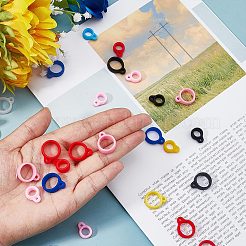 72Pcs 12 Style Silicone Pendants&nbsp;SIL-GF0001-26