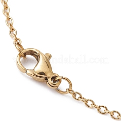 Grade A Natural Pearl Beaded Cross Pendant Necklace for Women&nbsp;NJEW-JN04414