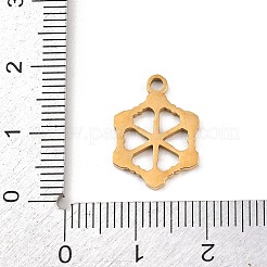 Christmas 304 Stainless Steel Enamel Pendants&nbsp;LS-STAS-B116-03F-G