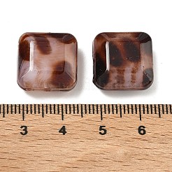 Opaque Acrylic Imitation Leopard Print Beads&nbsp;OACR-B052-03