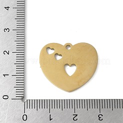 304 Stainless Steel Filigree Pendants&nbsp;LS-STAS-E501-07G