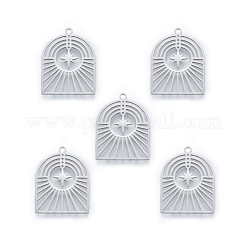 Non-Tarnish 201 Stainless Steel Pendants&nbsp;STAS-N090-LA915-1