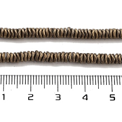 Electroplated Synthetic Non-magnetic Hematite Beads Strands&nbsp;G-H020-M01-17