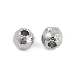 Anti-Tarnish Textured 316 Surgical Stainless Steel Beads&nbsp;STAS-M106-01C-P