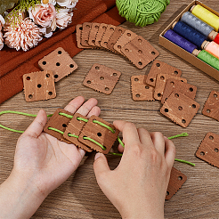 24Pcs Square Plywood Crochet Blocking Board&nbsp;DIY-BC0014-85