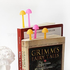 2 Colors Silicone Creative Bookmarks&nbsp;AJEW-DR0001-34