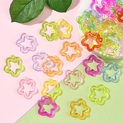 100Pcs Transparent Acrylic Pendants&nbsp;TACR-SP0001-33