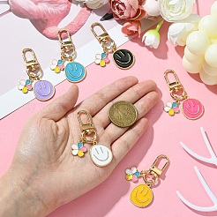 Alloy Enamel Pendant Decorations&nbsp;HJEW-YW00008-01