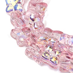 Transparent Glass Beads Strands&nbsp;GL-CBAAE04-02I